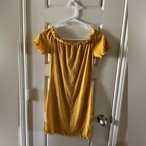 Off the shoulder dress